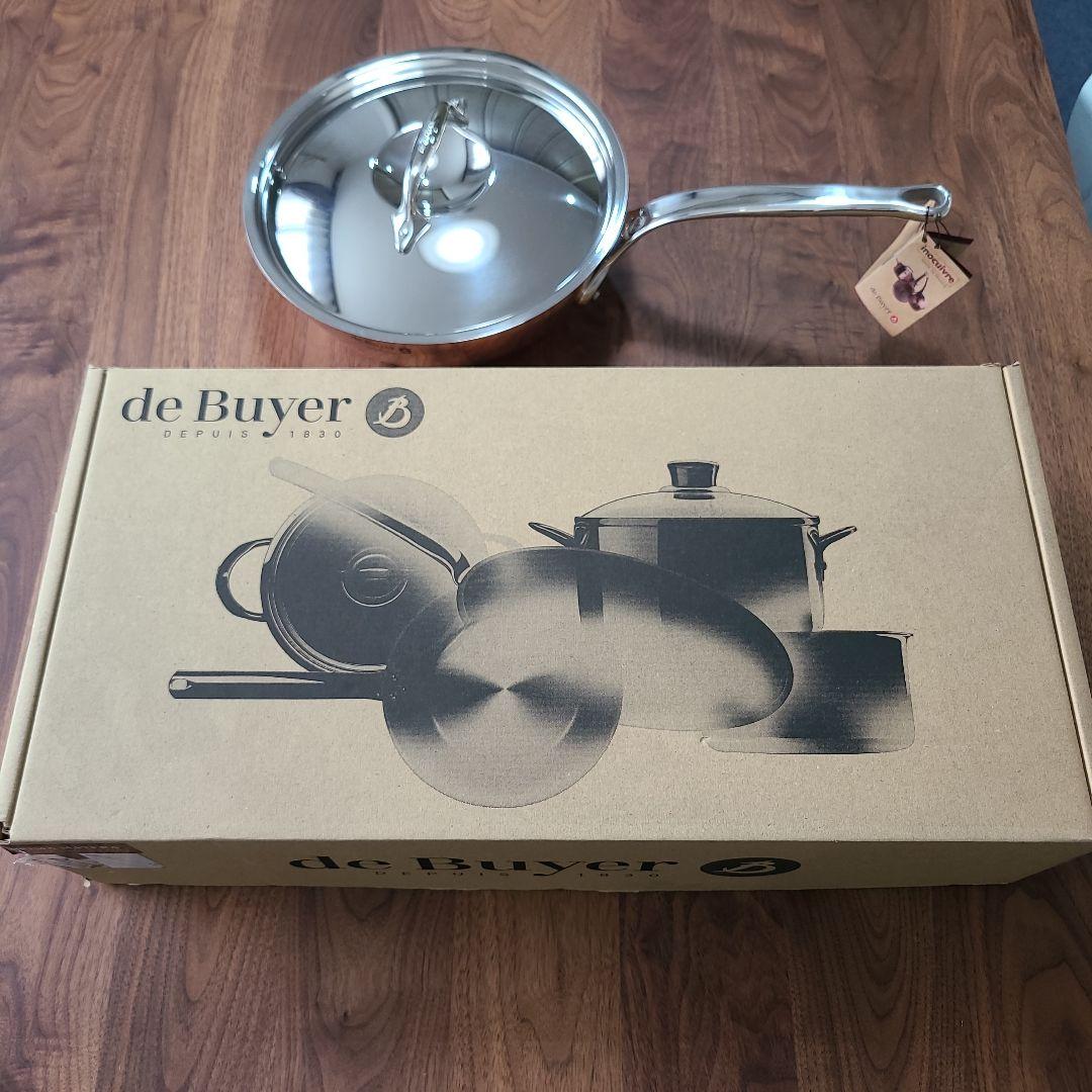 蓋付属de Buyer IH可24cm銅ソテーパン