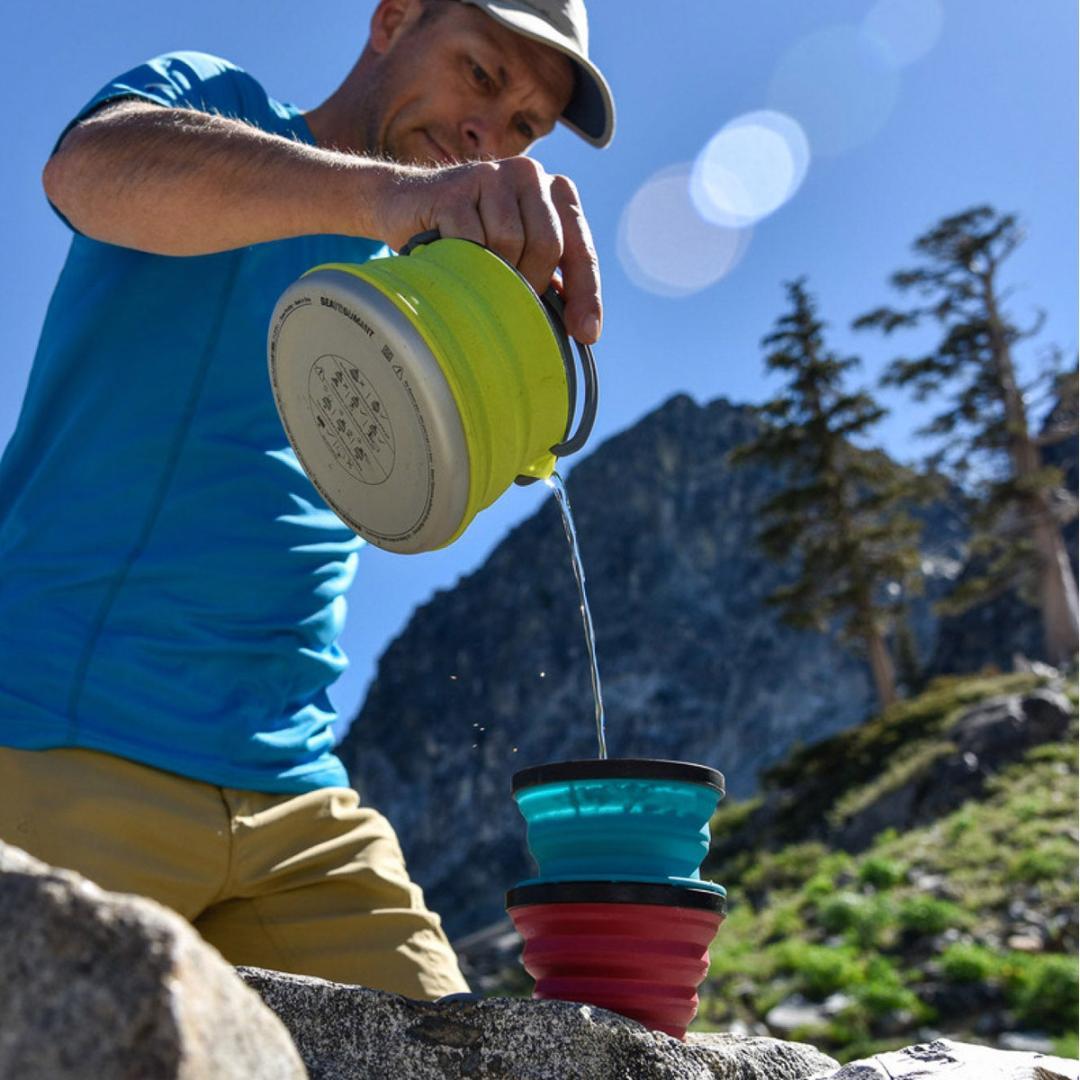 シートゥーサミット Xカップ ワレット チャムス カラビナ セット