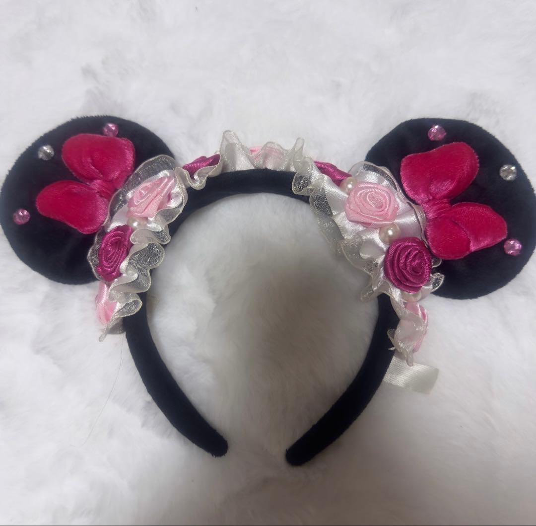 ディズニーミニーマウス ピンクカチューシャ