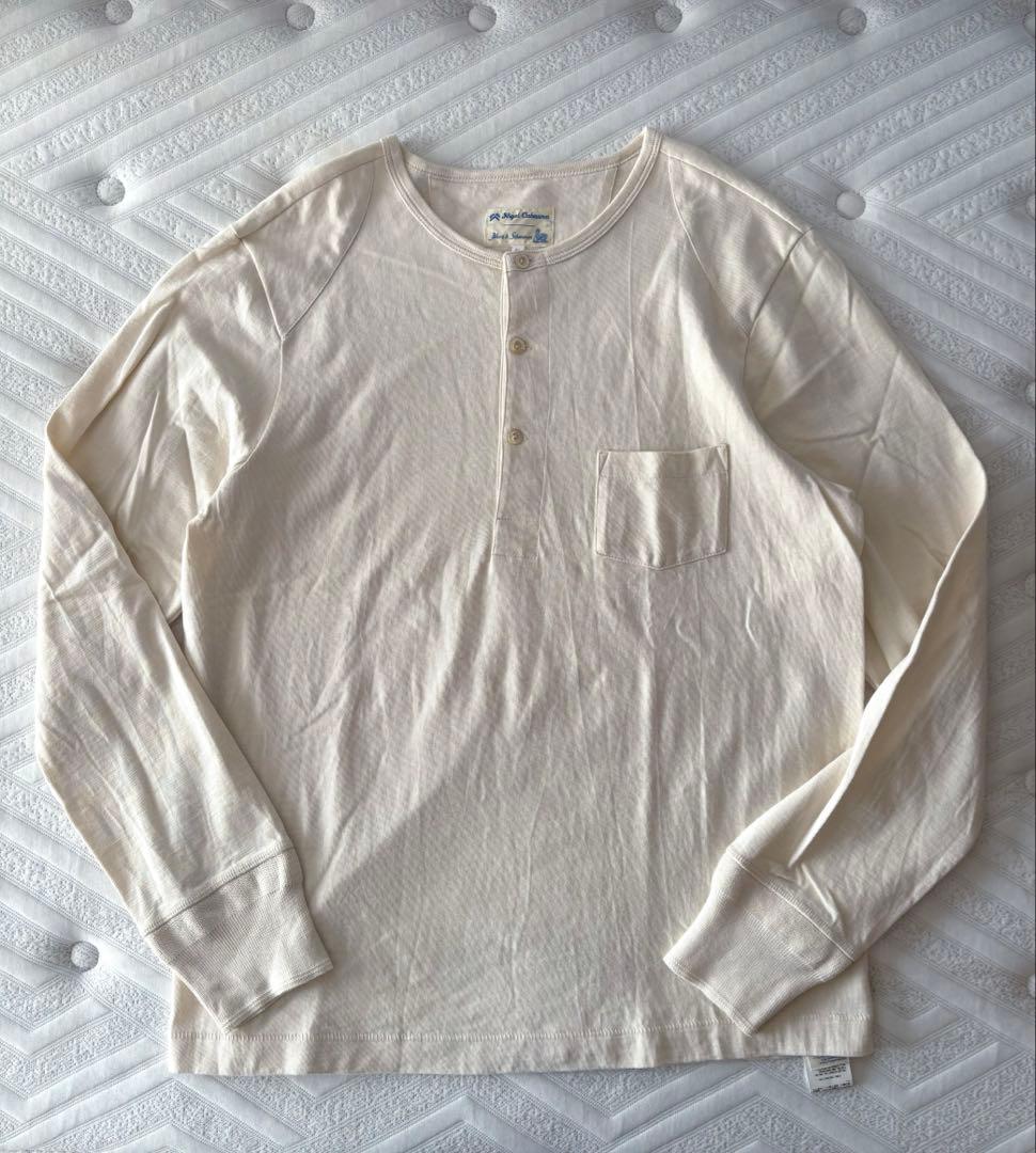 Nigel Cabourn Merz b.Schwanen ヘンリーネックシャツ