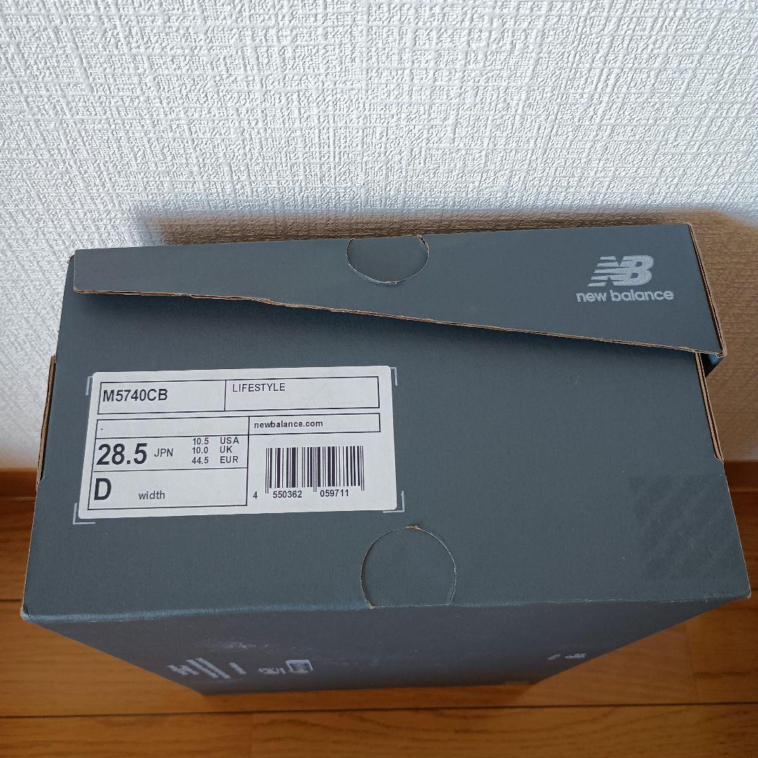 【新品】NewBalance M5740CB BLACK 28.5cm 箱付き