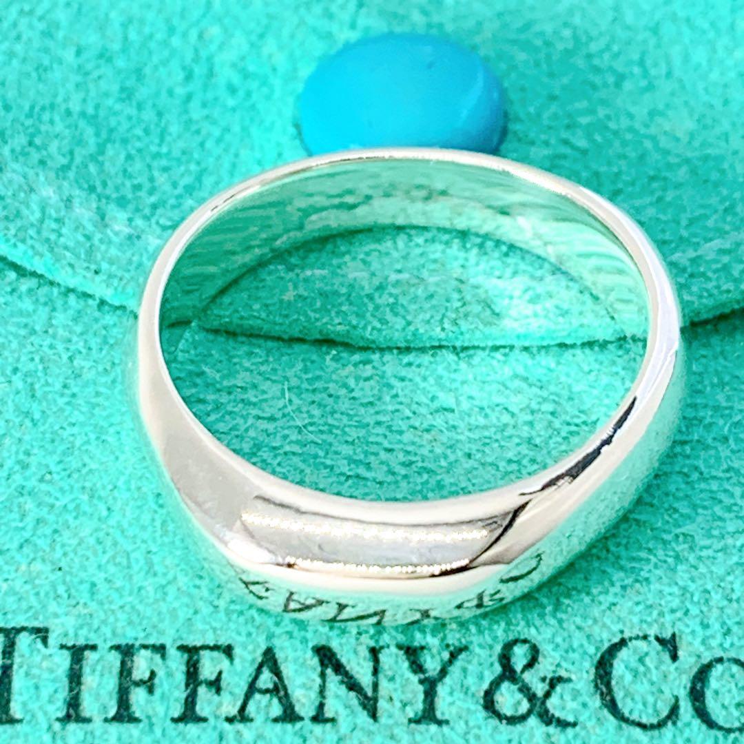 美品 ティファニー ナイフエッジ リング 約19号 シルバー925