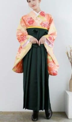 着付け小物セット付160.身長153cmくらい_京越小学校卒業式袴セット！