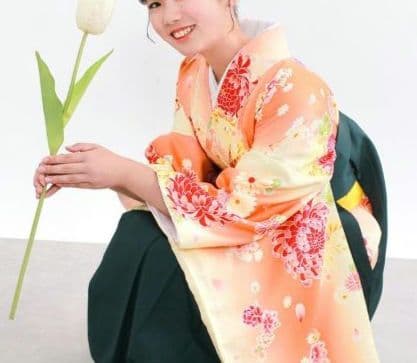 着付け小物セット付160.身長153cmくらい_京越小学校卒業式袴セット！