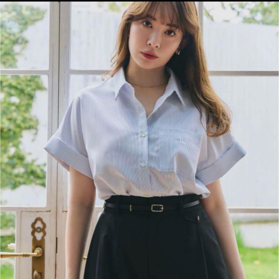 トップス herlipto Pencil Stripe Shirt