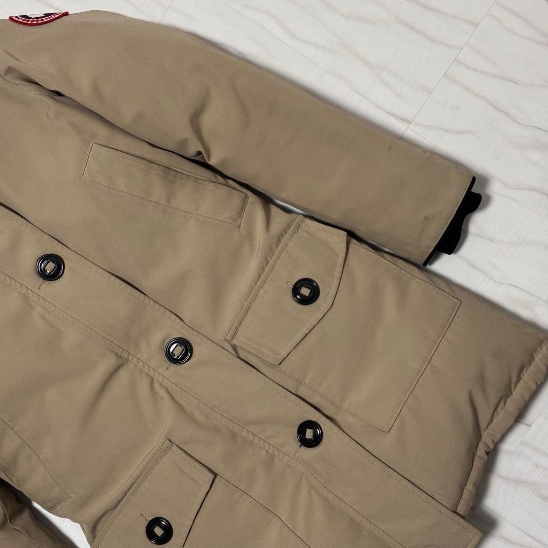 希少色✨TAN カナダグース ブロンテパーカ ファー付き ベージュ M相当