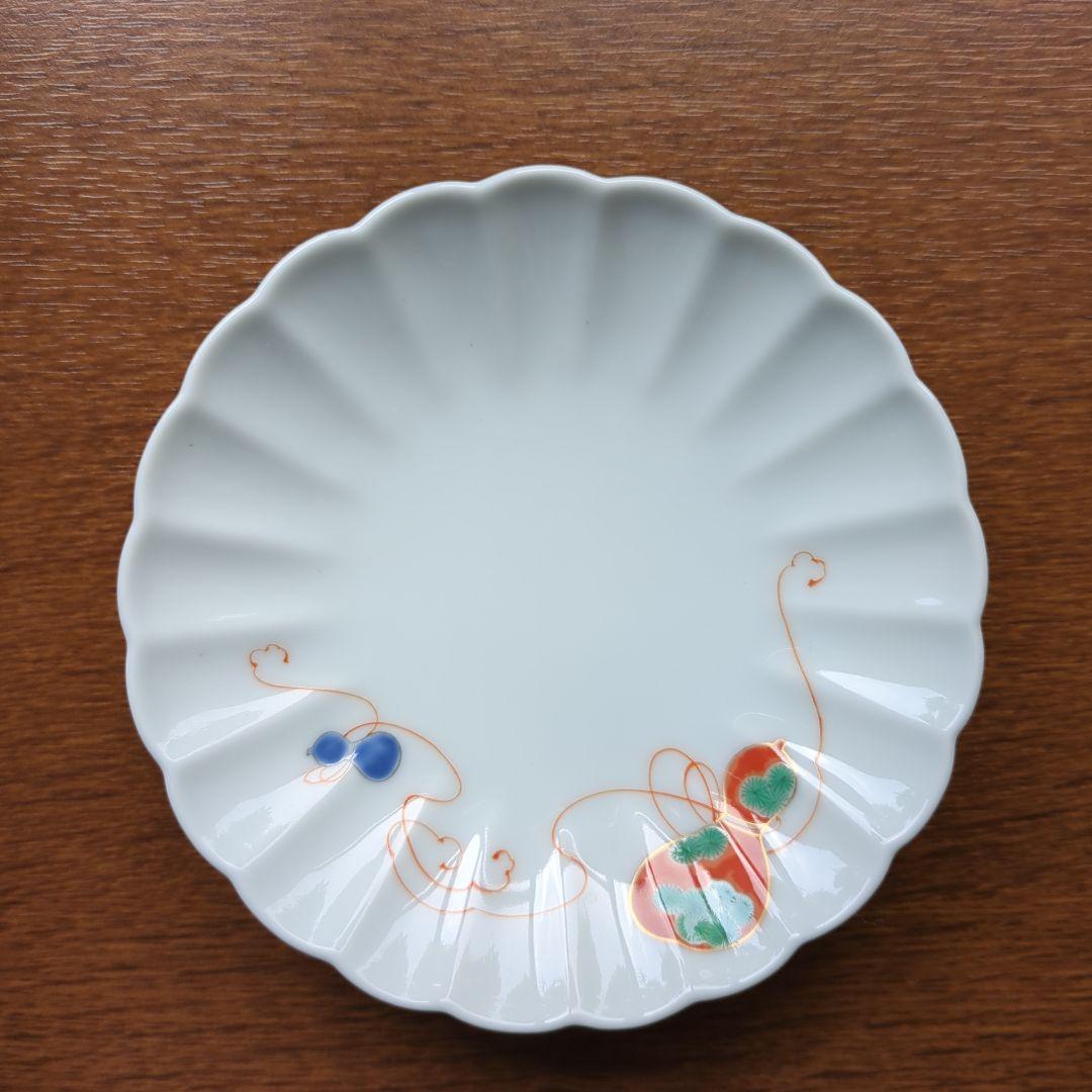 深川製磁　六瓢箪松竹梅　3枚セット