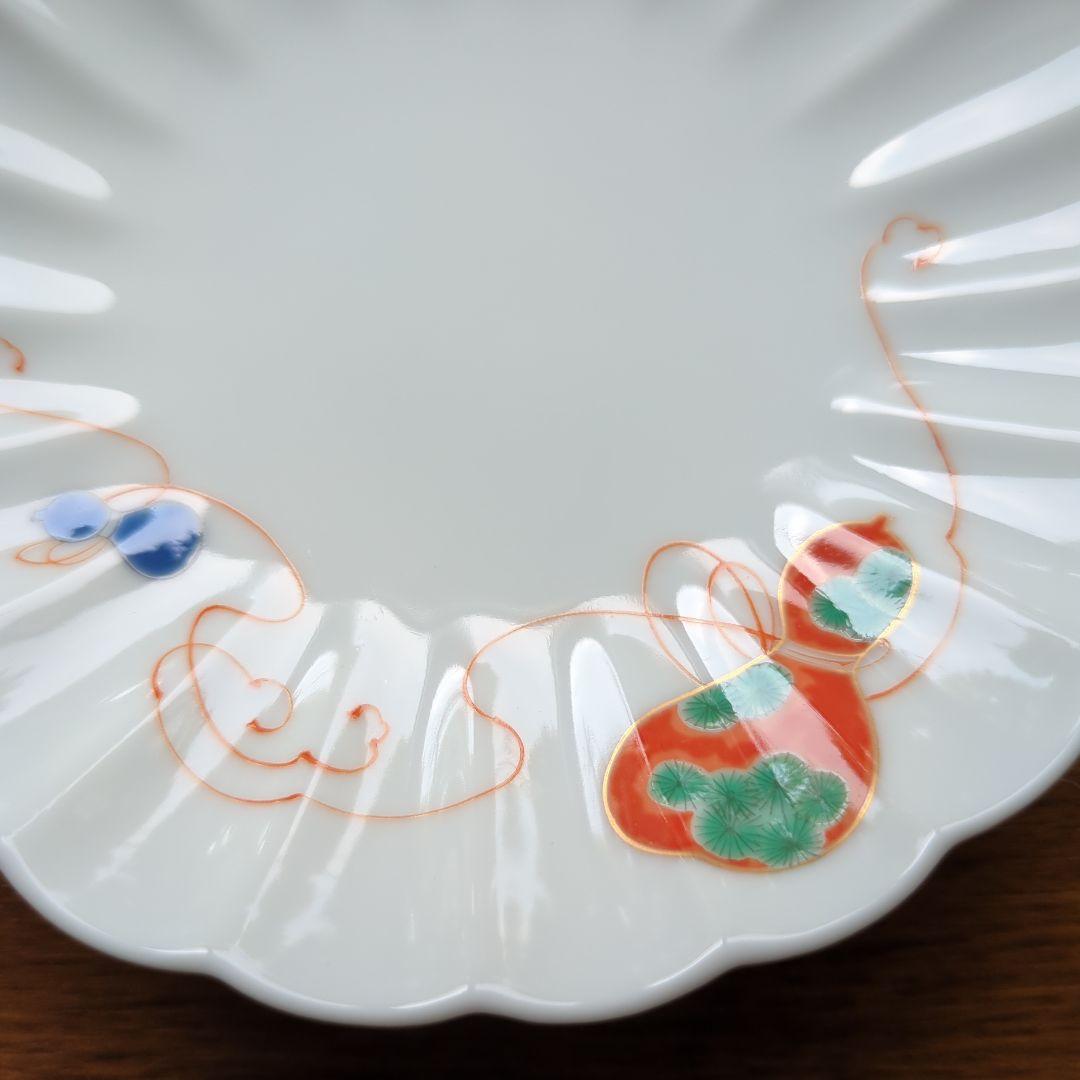 深川製磁　六瓢箪松竹梅　3枚セット