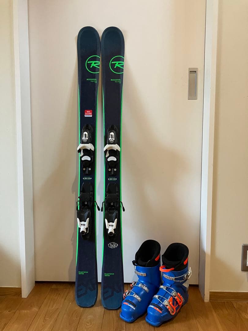 Rossignol スキー 122cm + Lange ブーツ 21.5cm