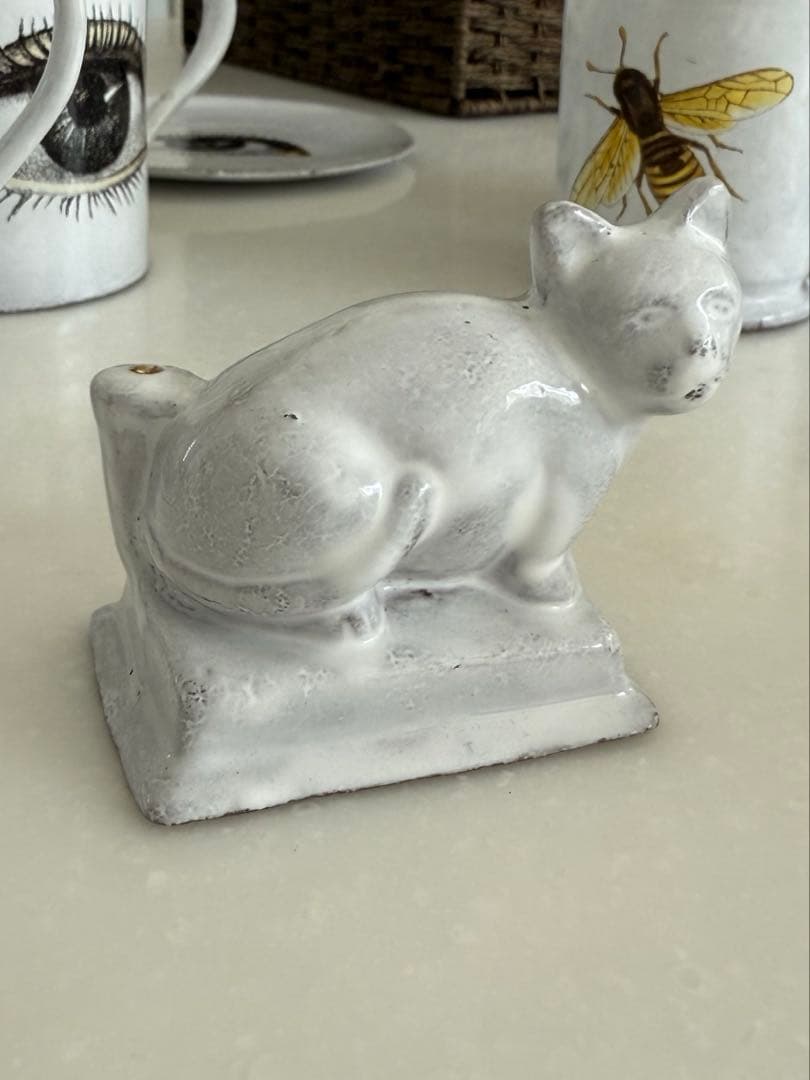 アスティエ　猫のお香立て