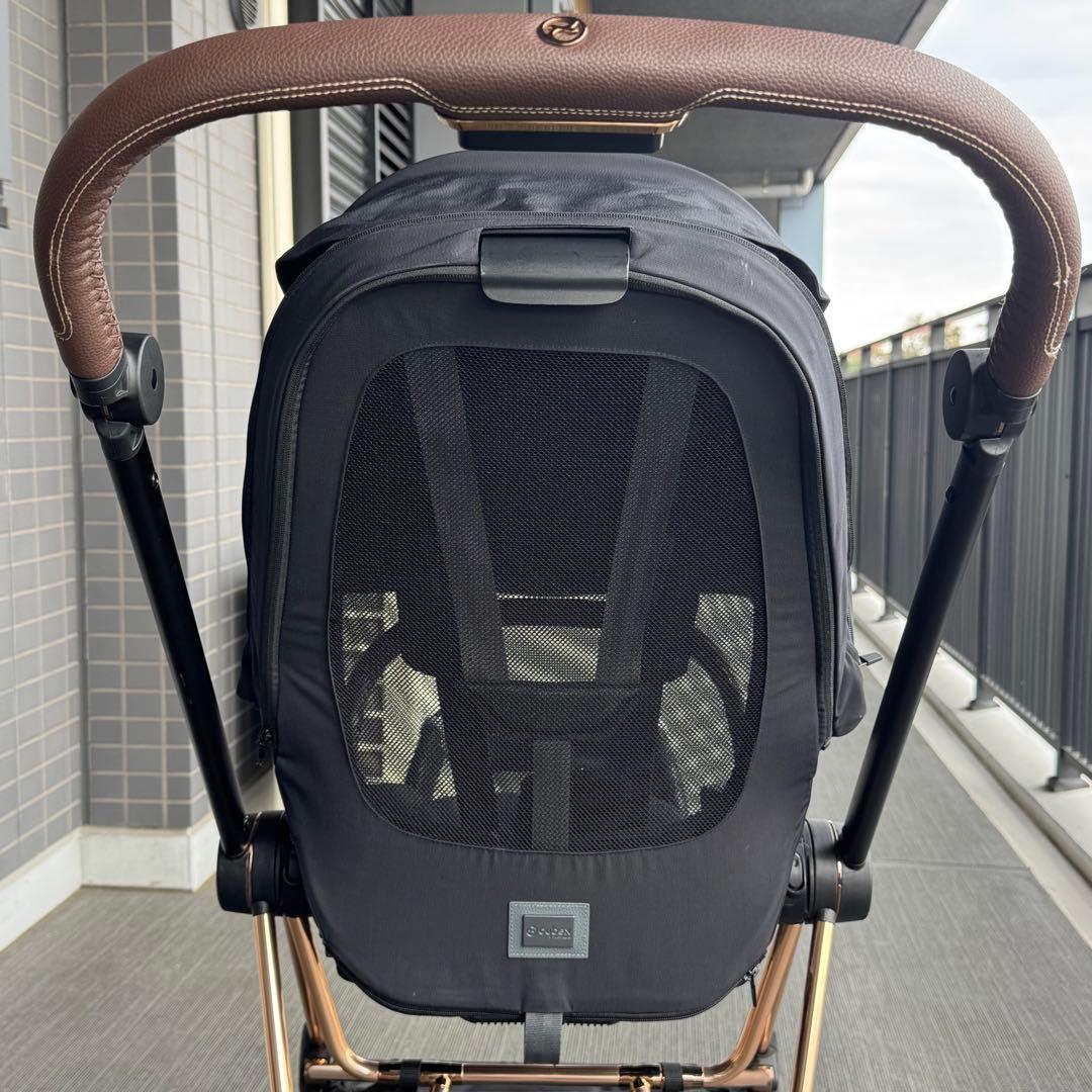 【おまけ:レインカバー付】 サイベックス ミオス ローズゴールド ベビーカー