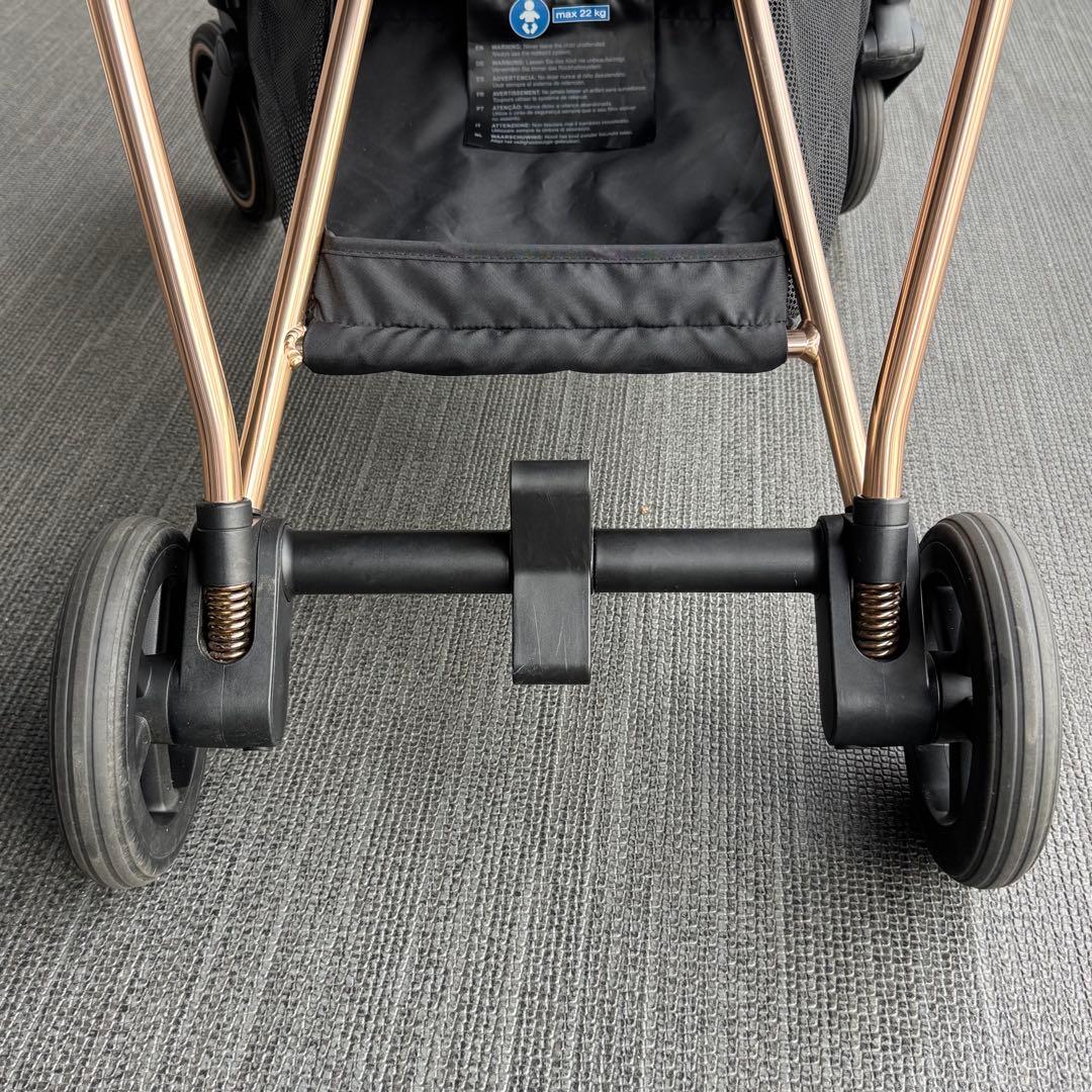 【おまけ:レインカバー付】 サイベックス ミオス ローズゴールド ベビーカー