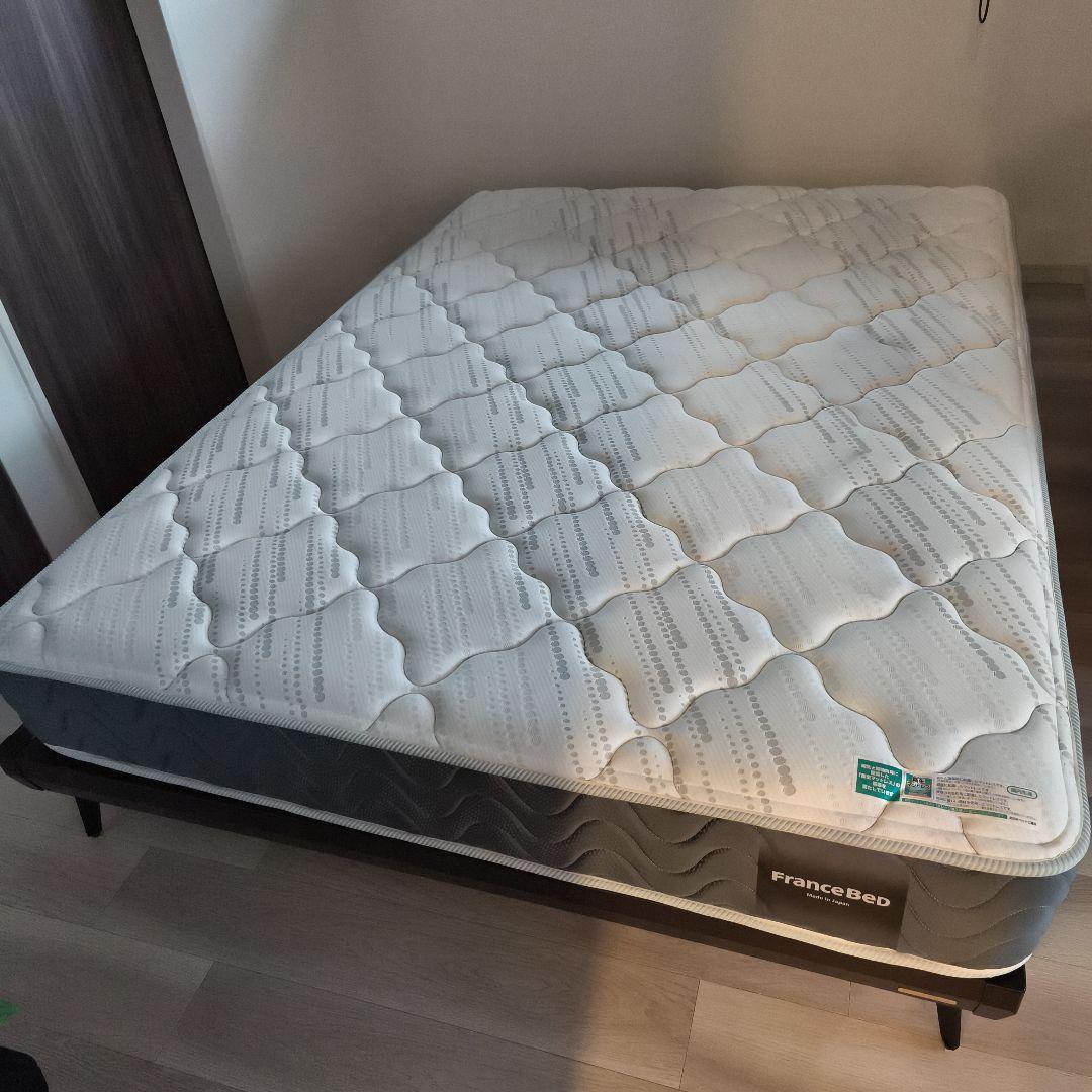 【展示品】フランスベッド　ダブル　マットレス　フレーム