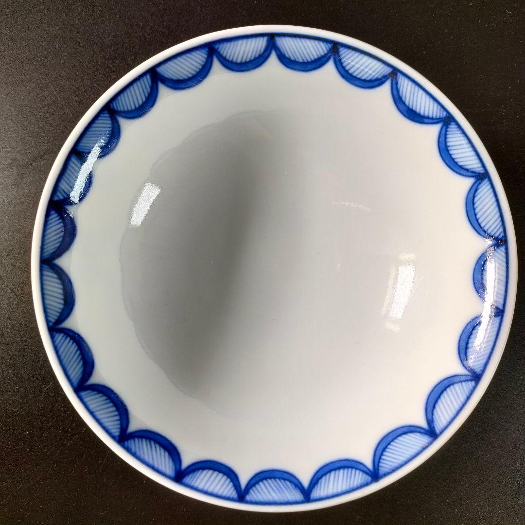 C19-2/呉福作/染錦柘榴梅菊画蓋物丼5客組/共箱/蓋付/茶碗/懐石料理