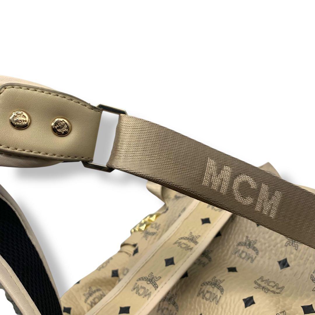 MCM ロゴグラムヴィセトス　バックパック スタッズ