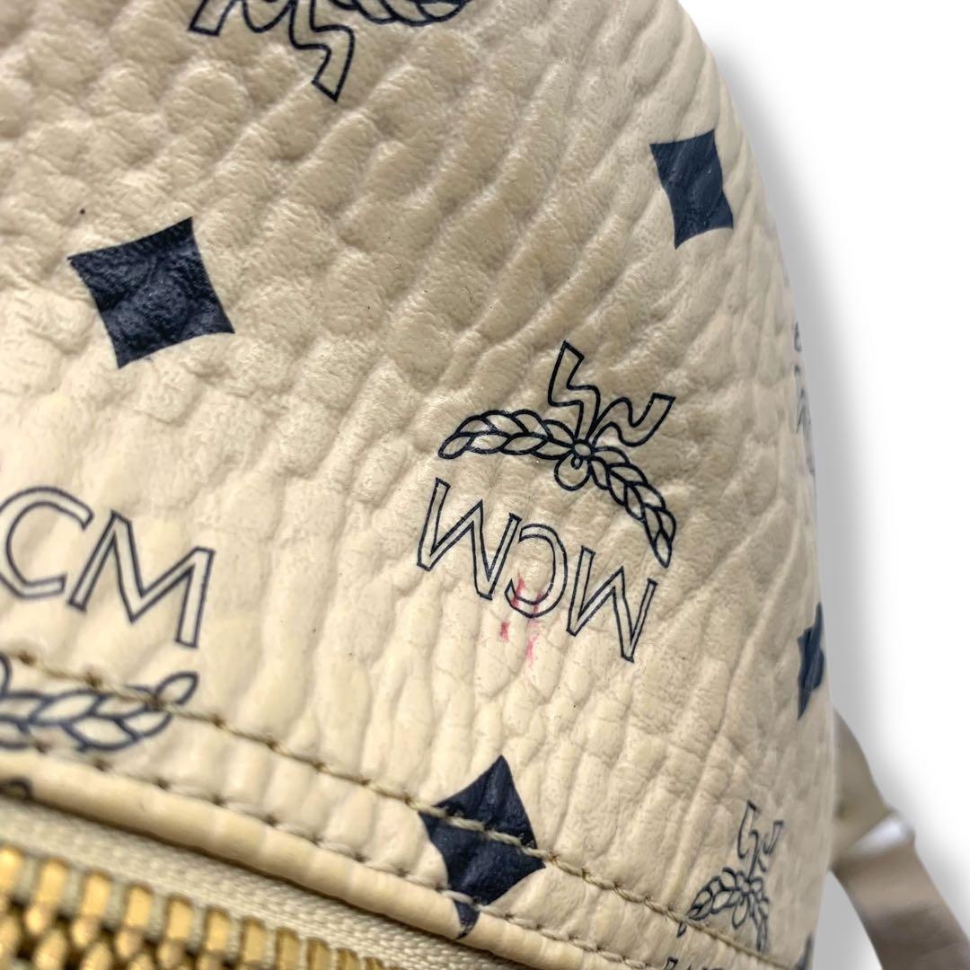 MCM ロゴグラムヴィセトス　バックパック スタッズ