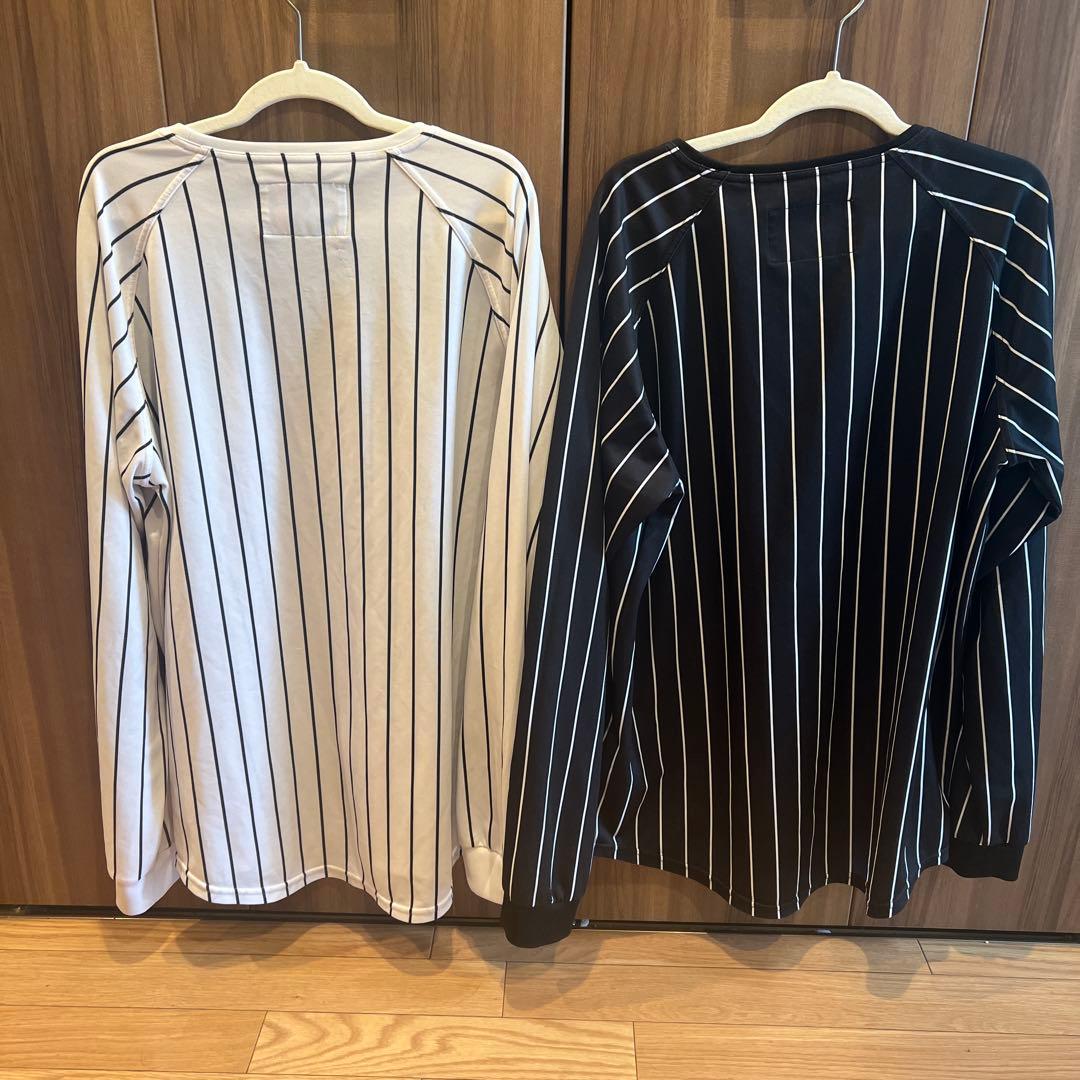 ballaholic ストライプ長袖カットソー Lサイズ 2色セット