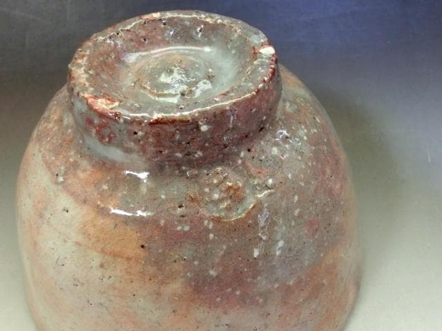 茶碗■萩焼き「三輪敏之」浴城陶苑 お茶道具 桐共箱 古美術 時代物 骨董品■