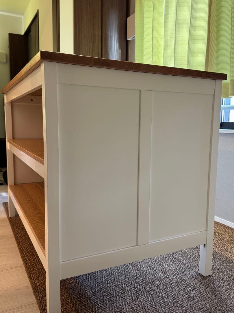 IKEA イケア TORNVIKENトルンヴィーケン　アイランドキッチン ラグ付