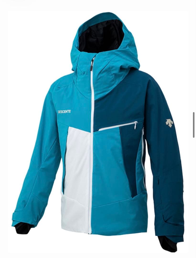 【XO, 上下】DESCENTE S.I.O 水色（スキーウェア）