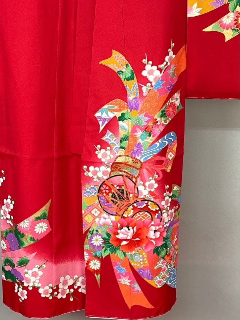 【激安】新品お祝い着正絹四つ身襦袢付き　131