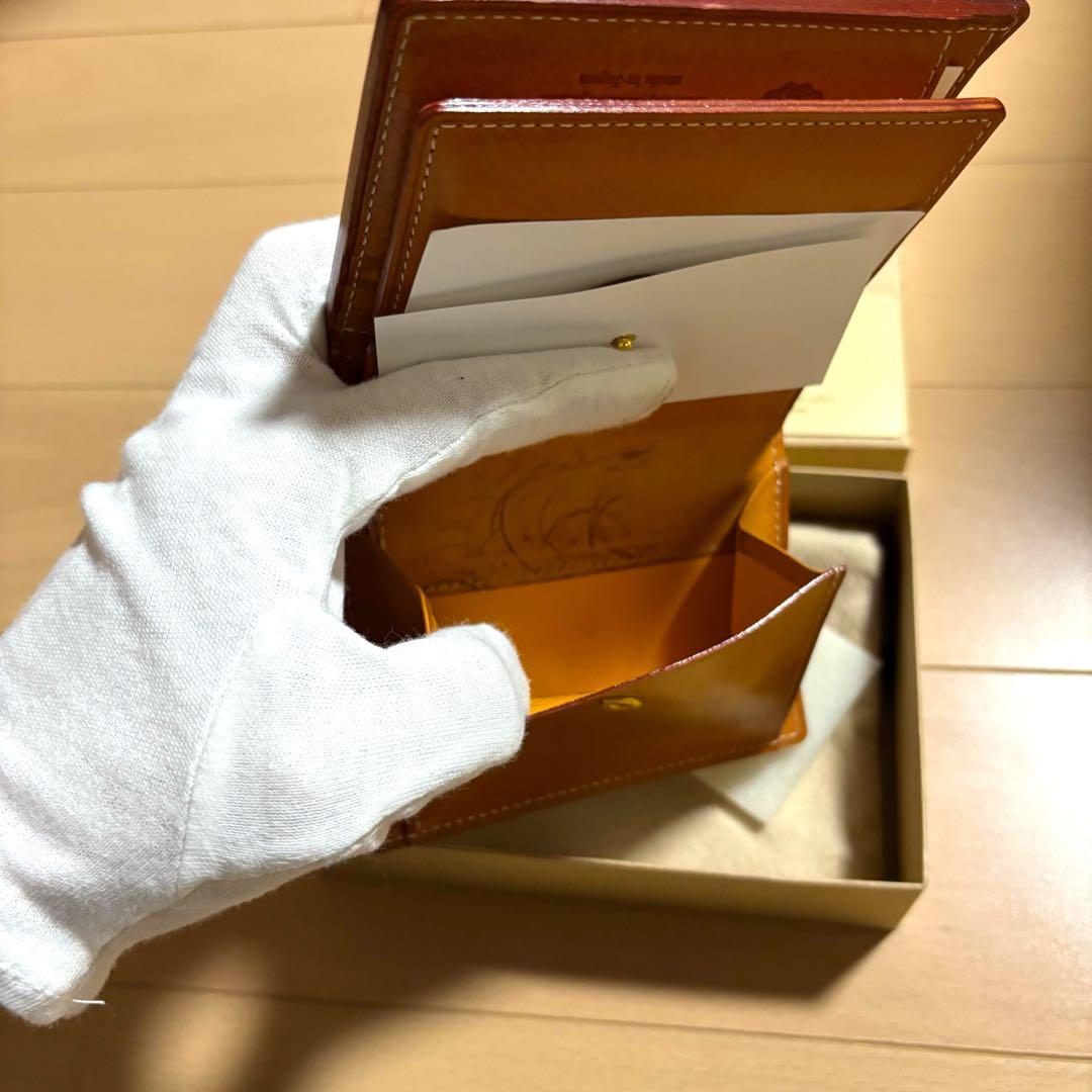 ガンゾ　ganzo THIN BRIDLE (シンブライドル) 大型二つ折り財布