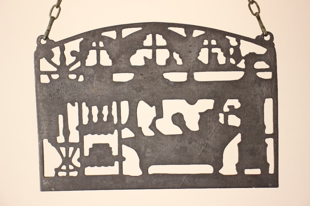 ドイツ　キューン工房　錫細工　錫壁飾り　オーナメント　バスルームレディー