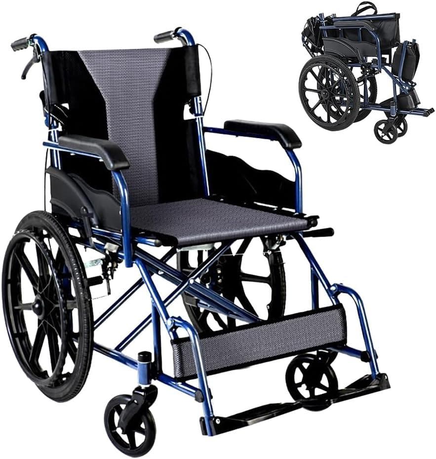 【開封・未使用】Awakinn 車椅子 自走用 折りたたみ車椅子 車イス　④