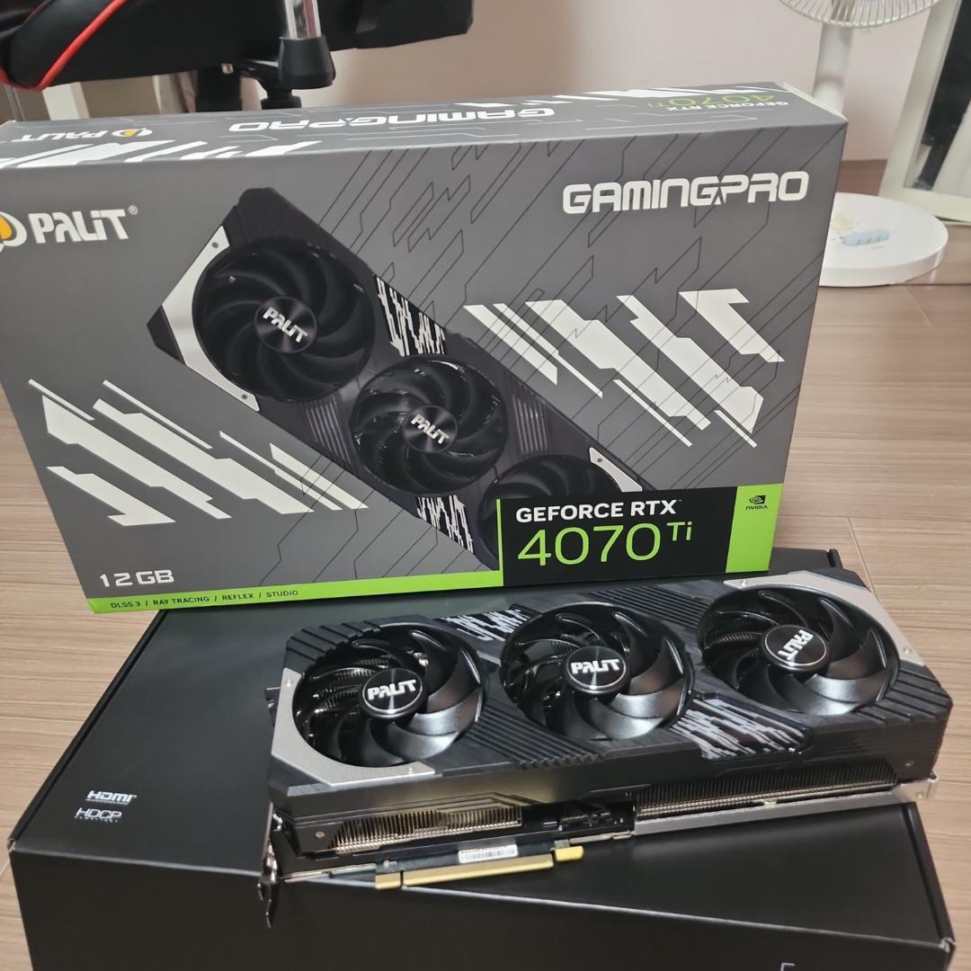 グラフィックボード・グラボ・ビデオカード GeForce RTX 4070 Ti 12GB PALITGAMINGPRO