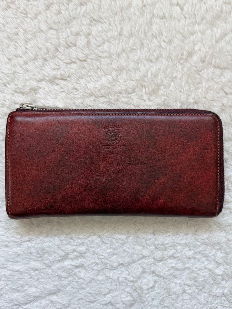 【美品】 ココマイスター 長財布 ペテルギウス プロキオンウォレット レッド