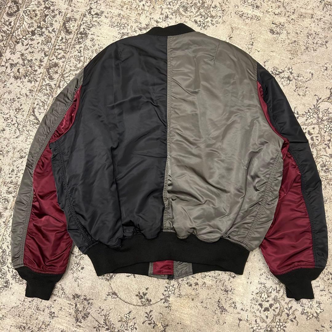 ALPHA アルファ MA-1 COLOR BLOCKED リバーシブル　3L