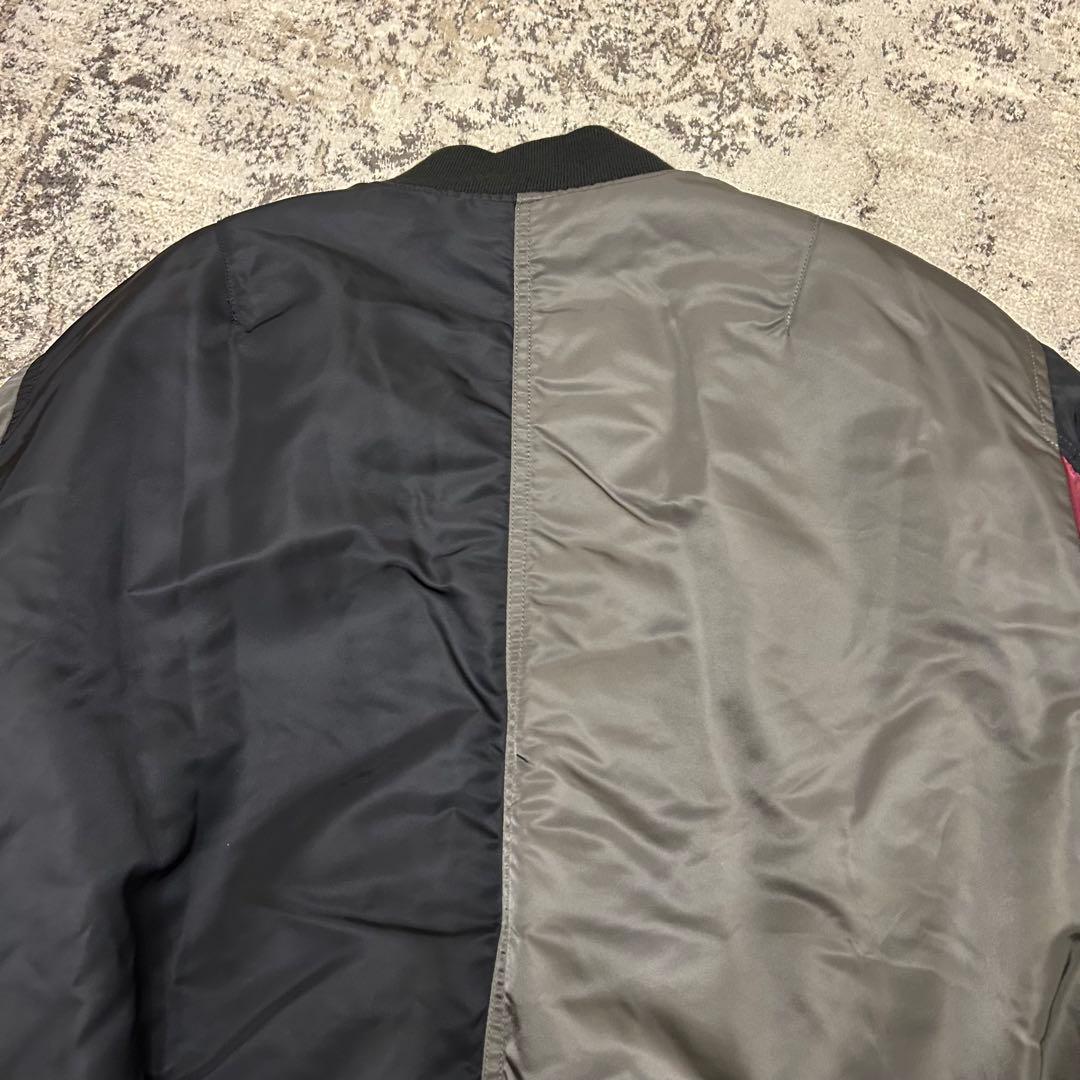 ALPHA アルファ MA-1 COLOR BLOCKED リバーシブル　3L