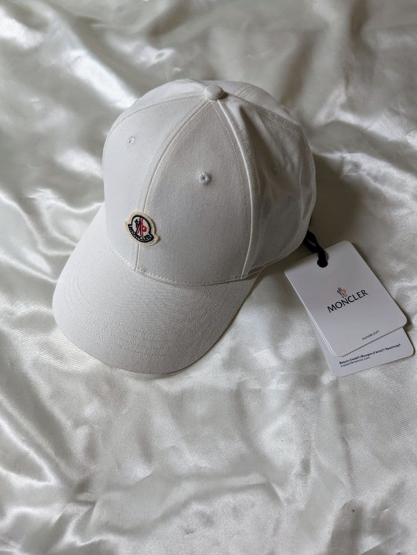 【新品正規品】 MONCLER KIDS ロゴパッチ ベースボール キャップ