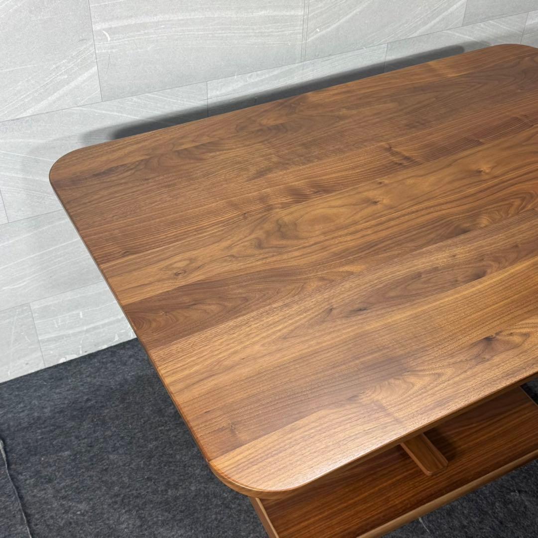 大塚家具 昇降式テーブル OCLF 120 ウォールナット 無垢 d4971