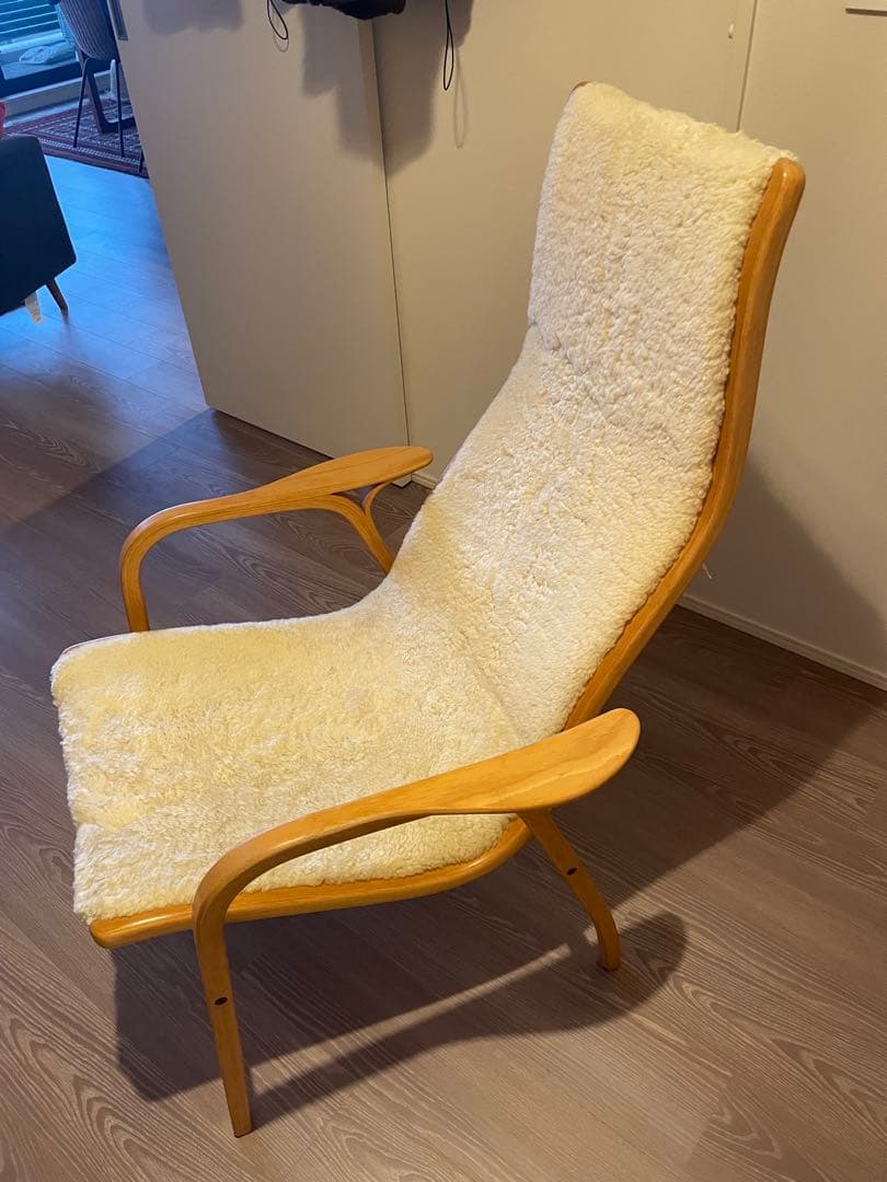 IDEE スウェーデン製 1人掛け ヴィンテージチェア 木製布張り