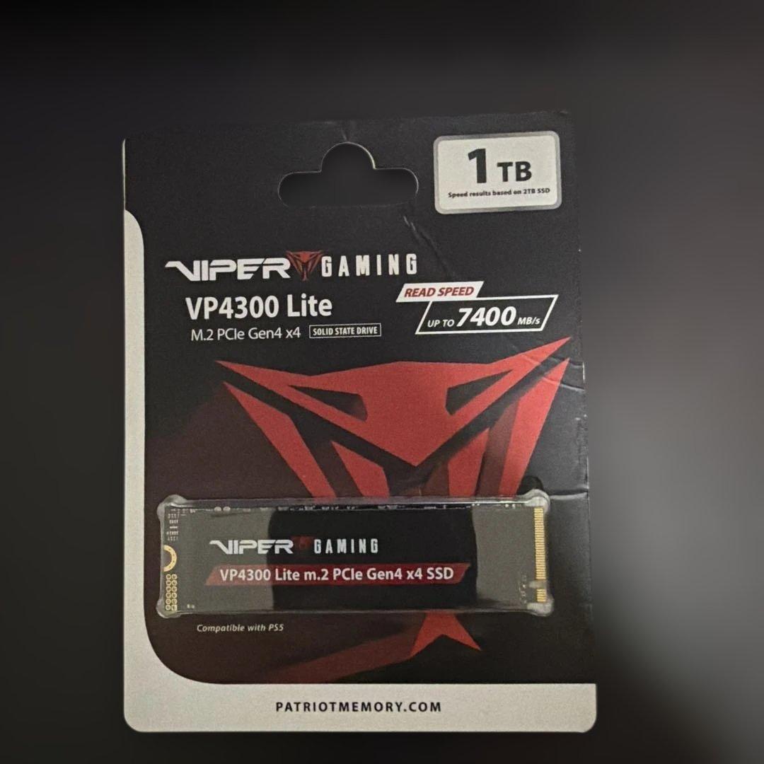 【新品未使用】Viper Gaming VP4300 Lite 1TB SSD