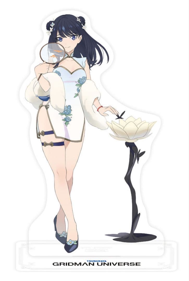 グリッドマン　宝多六花＆南夢芽　チャイナドレス　フィギュア特典　アクリルスタンド