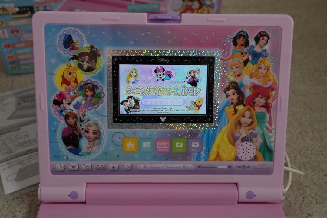 ディズニー　キッズパソコン　ラーニングスイートパソコン PC プログラミング