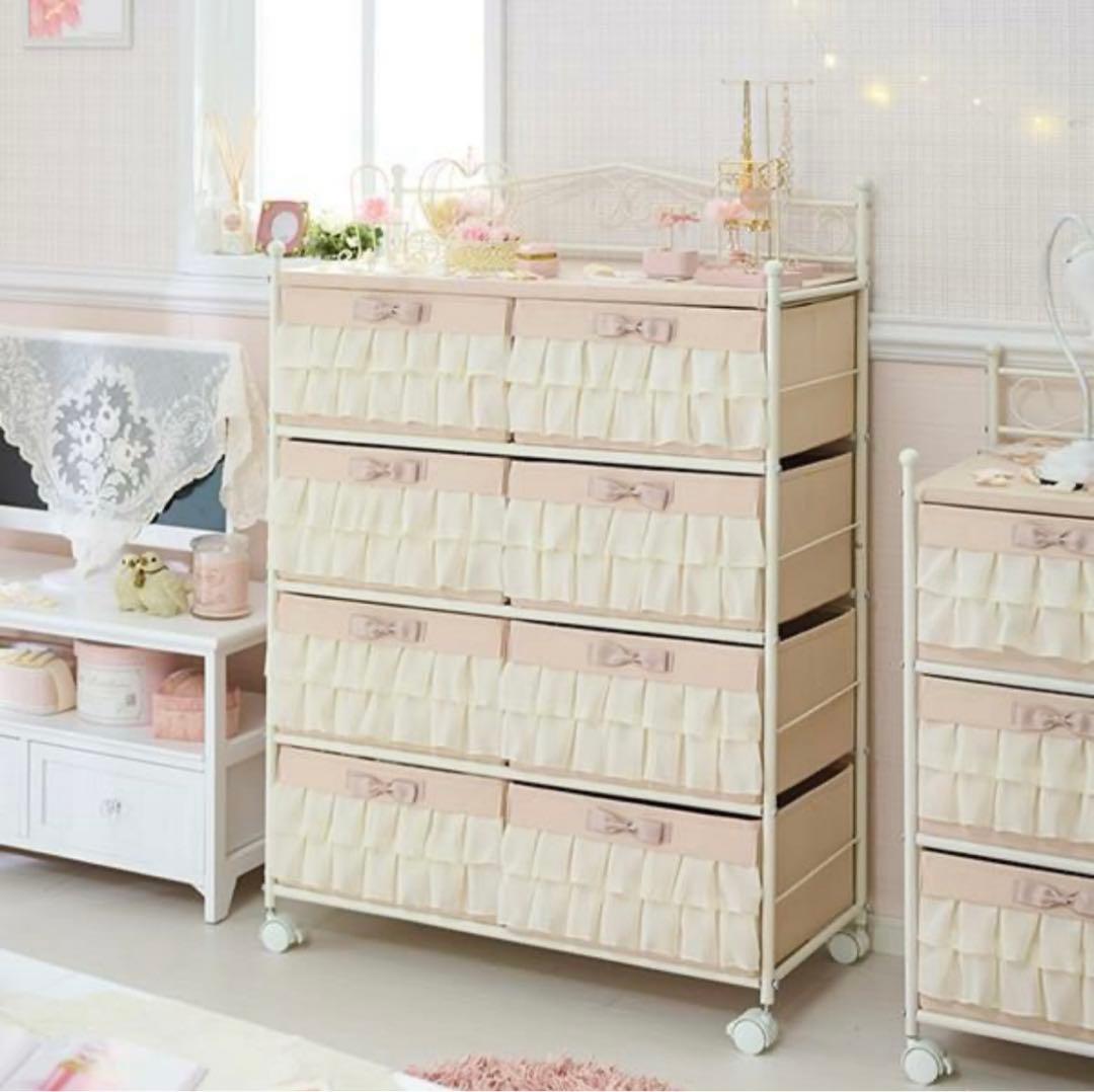 フリルボックスチェスト（8杯）