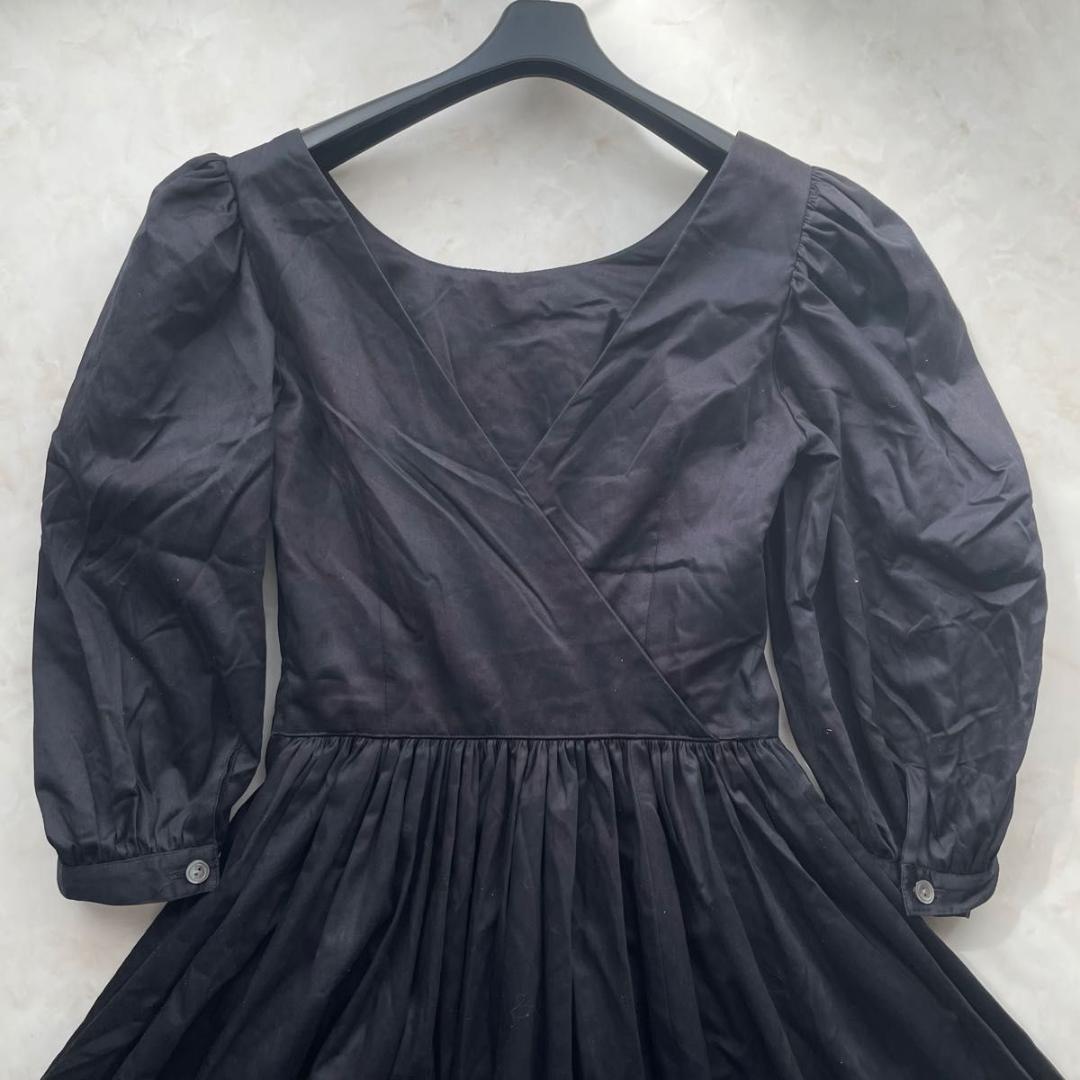 Laura Ashley 10 ワンピース ブラック レディース 人気