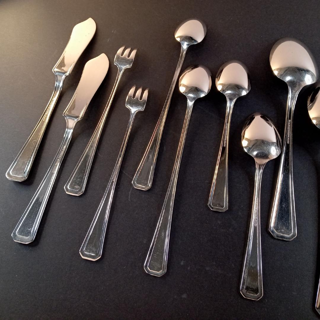 アールデコ1930年代WM ROGERSカトラリー アメリカ 14本シルバーPL