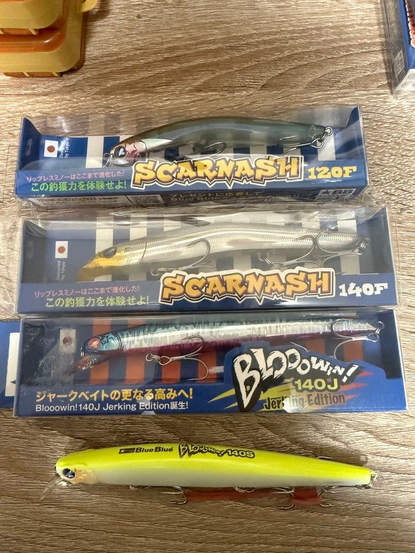 ルアー・フライ SCARNASH 120F/140F & Bloowin! 140J/140S