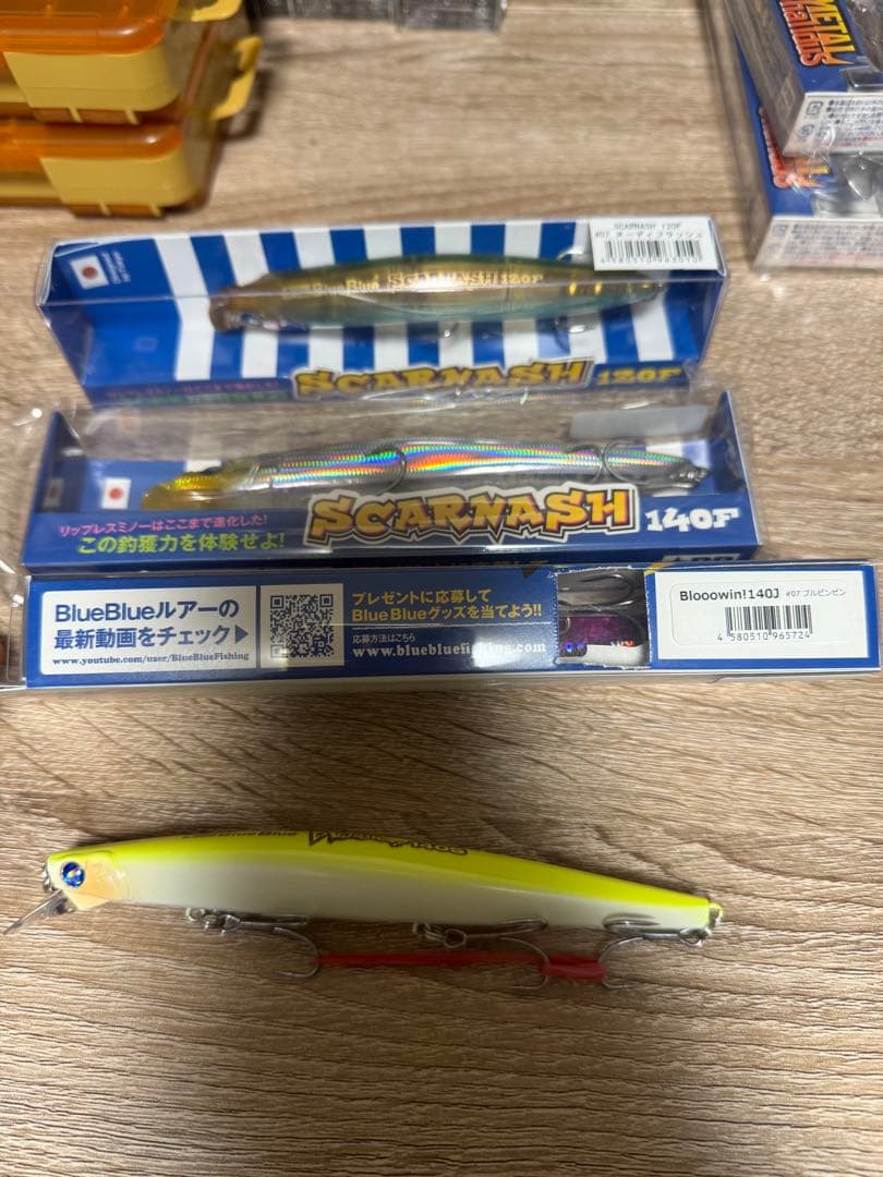 ルアー・フライ SCARNASH 120F/140F & Bloowin! 140J/140S