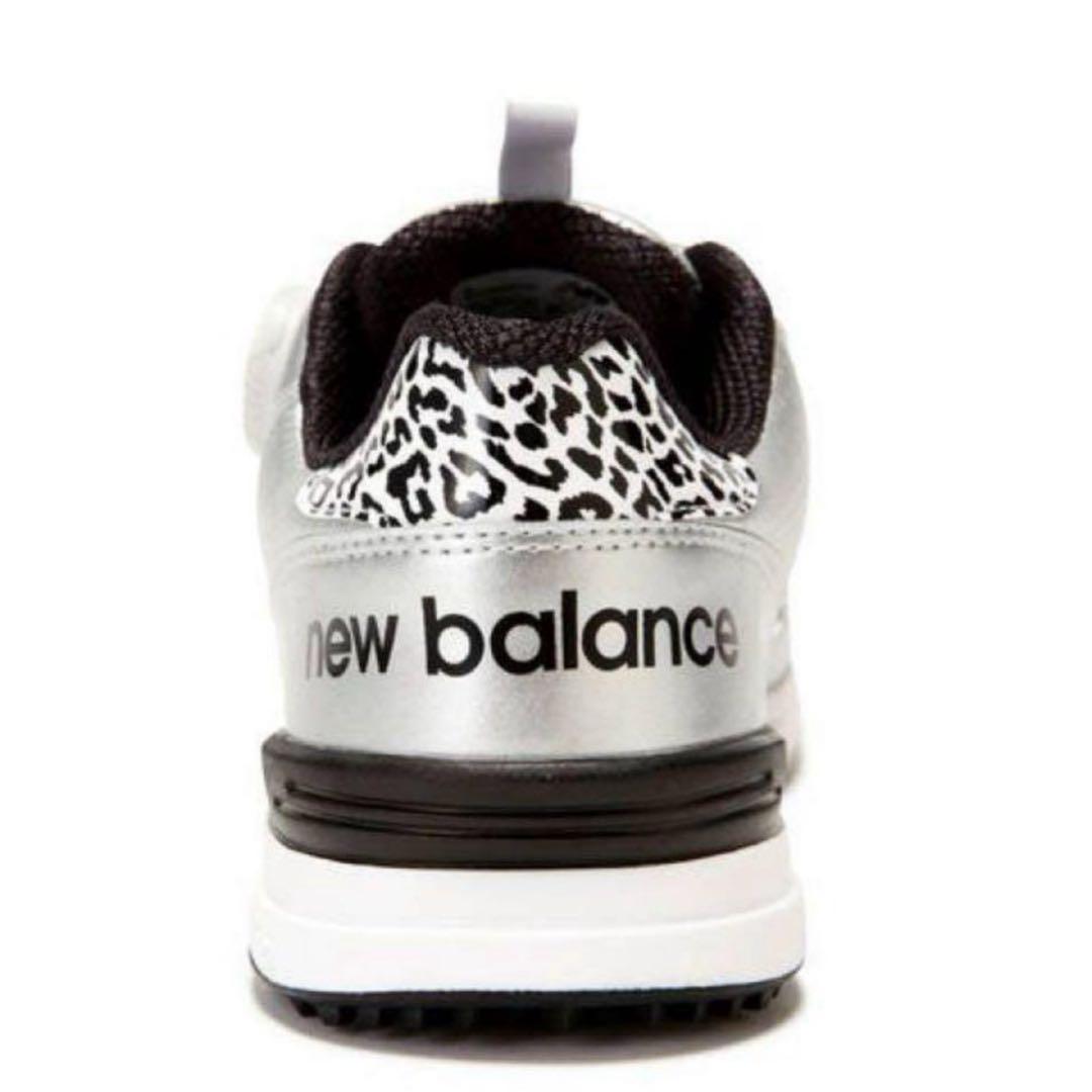 ニューバランス WGBS574 ゴルフシューズ ボアレオパード 23cm 新品