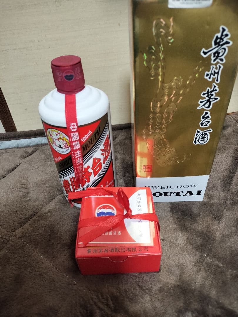 貴州マオタイ酒、MOUTAI 高級白酒 500ml 53%ギフトボックス入り