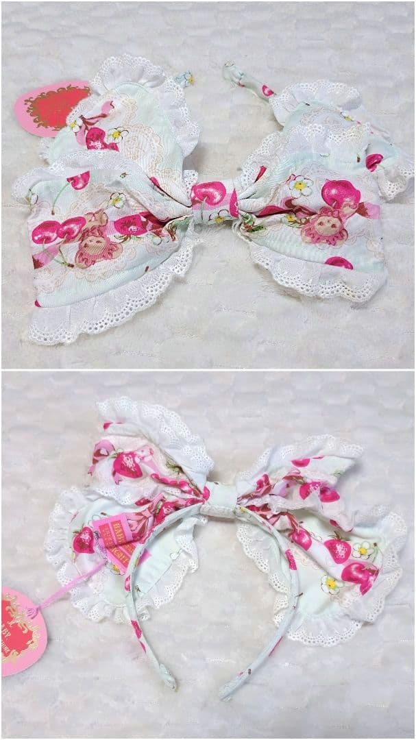 くみゃちゃんのCherry♡Strawberry ジャンパースカート ミント