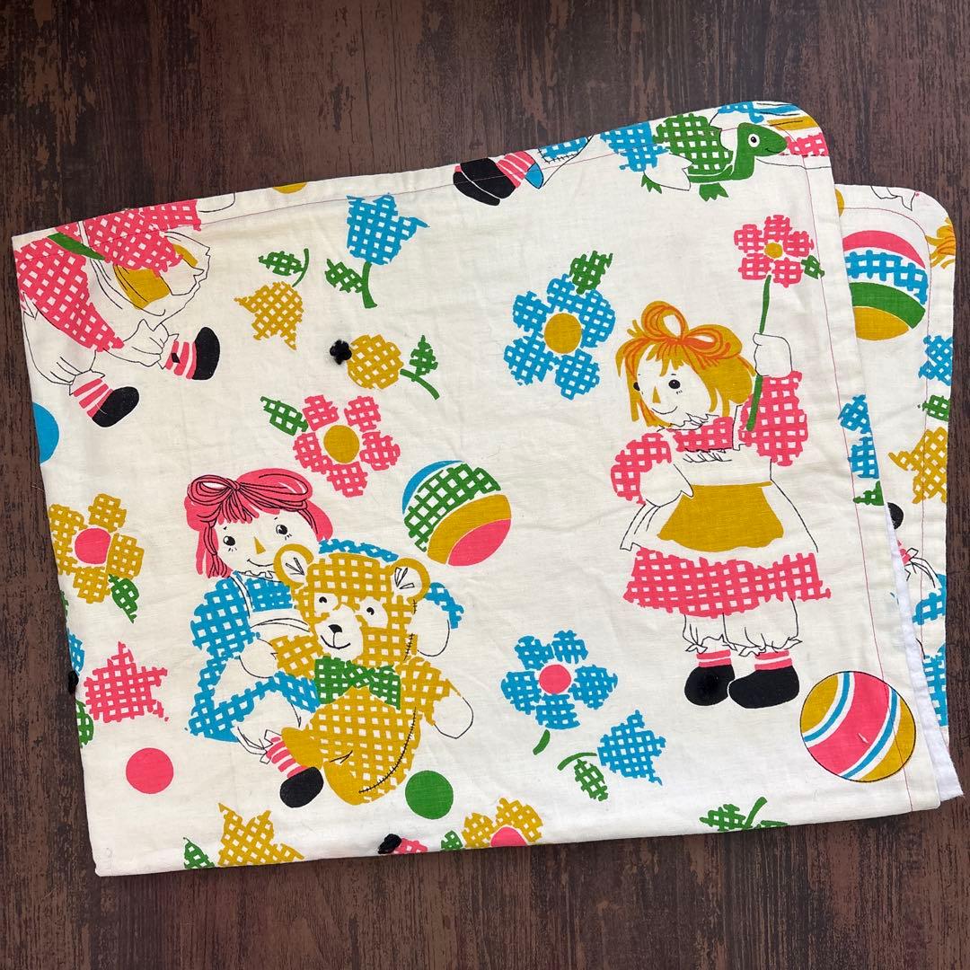 7068.ヴィンテージ・ラガディアンブランケット・膝掛け・マルチクロス