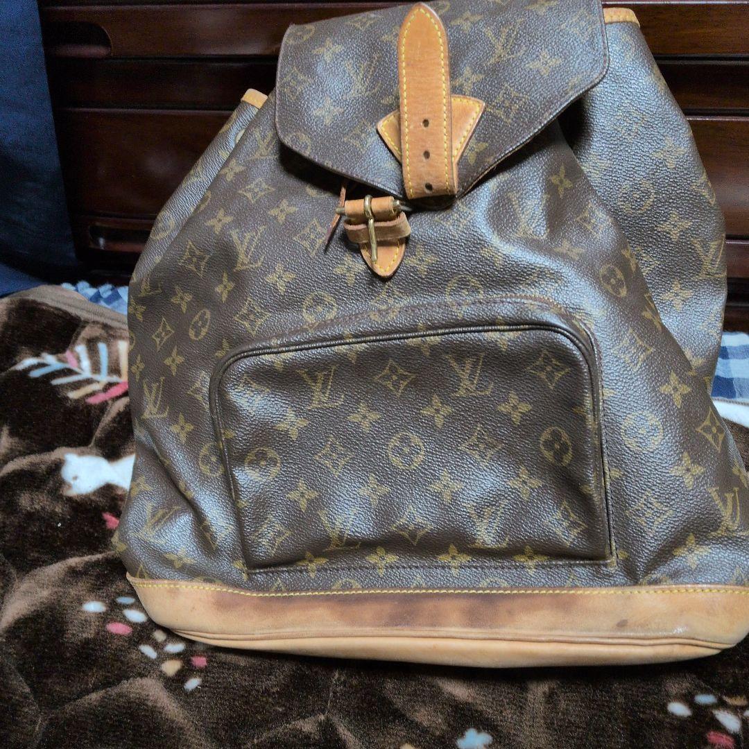 【美品】ルイヴィトン リュック モンスリGM モノグラムキャンバス
