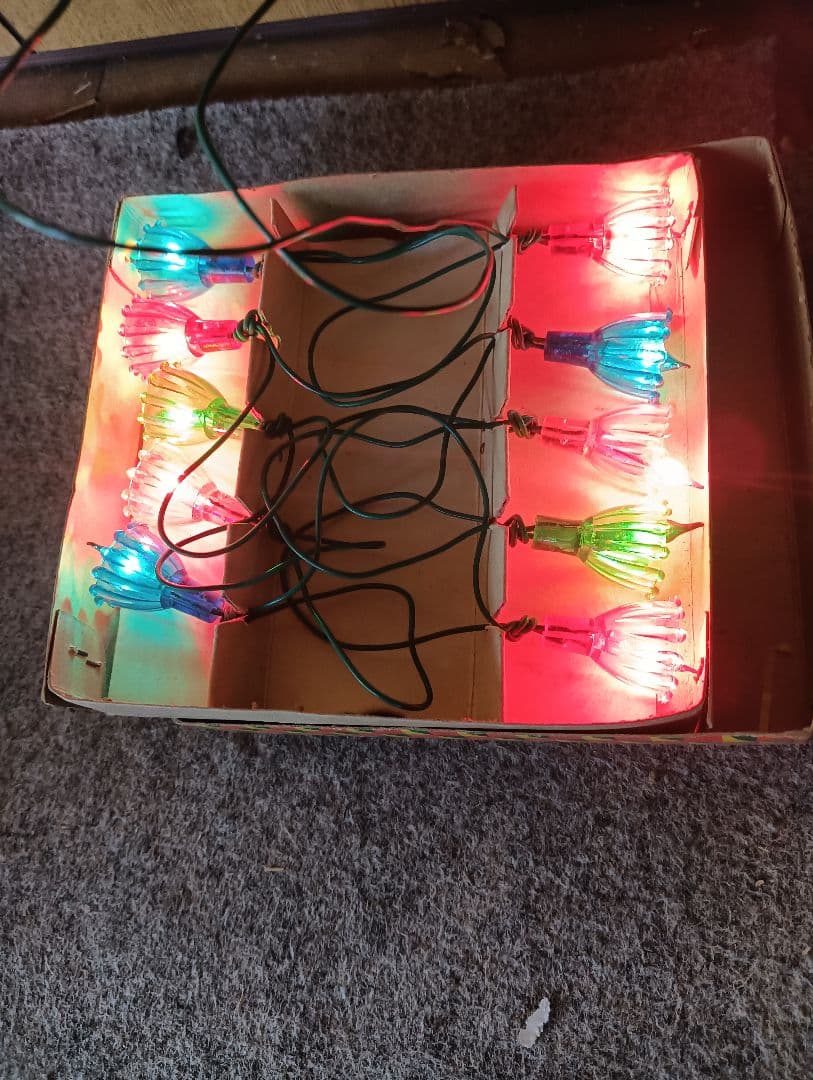 ★昭和レトロ　クリスマス　イルミネーション　アンティーク