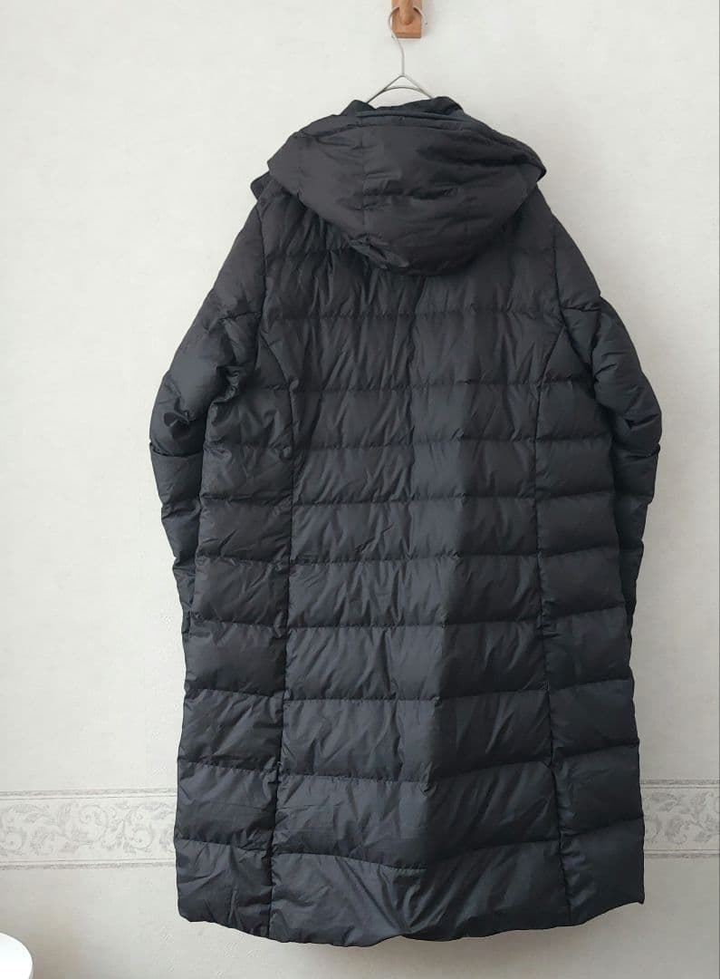 mont-bell トラベルダウンロングコート♪ブラックゆったりL-R